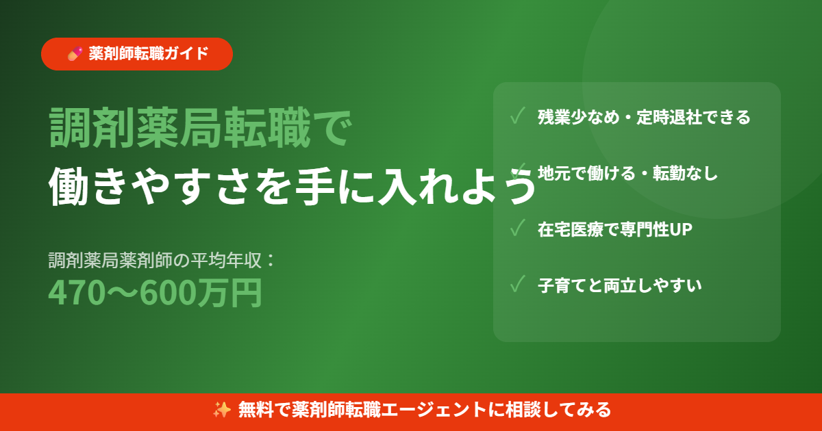 調剤薬局転職ガイド